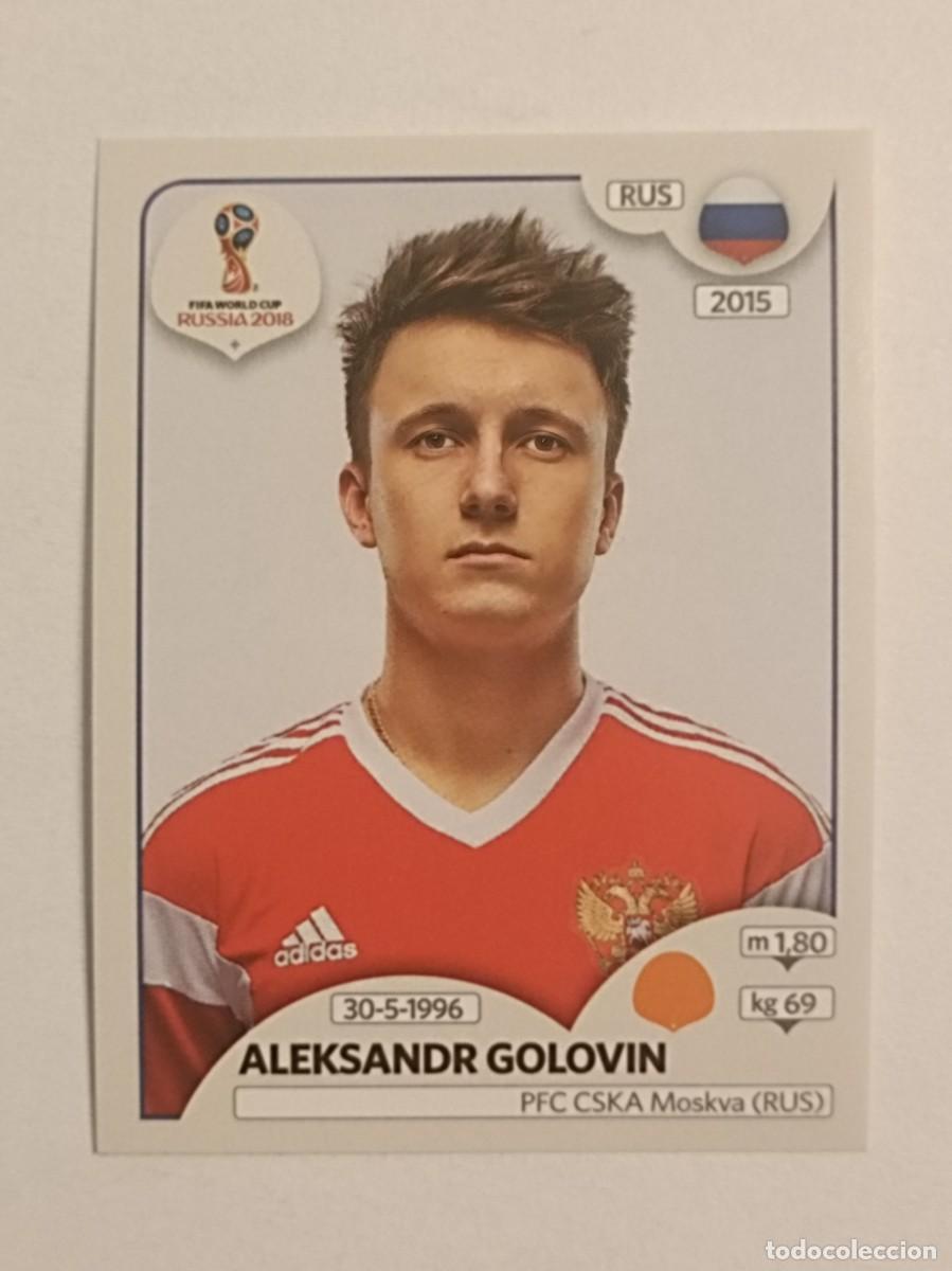 Cromos de f&uacute;tbol: #31 GOLOVIN (RUSIA) MUNDIAL RUSIA 2018 PANINI VERSION ROSA