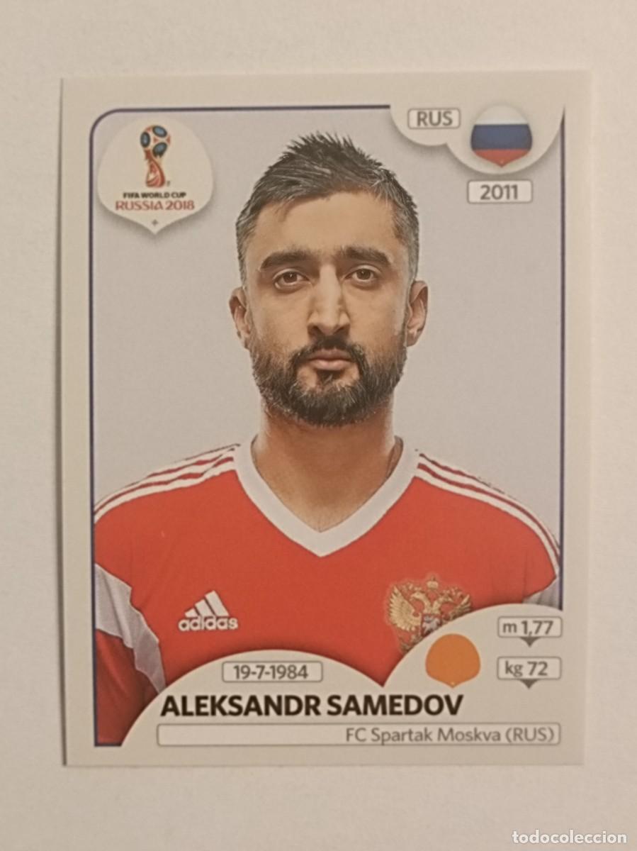 Cromos de f&uacute;tbol: #33 SAMEDOV (RUSIA) MUNDIAL RUSIA 2018 PANINI VERSION ROSA