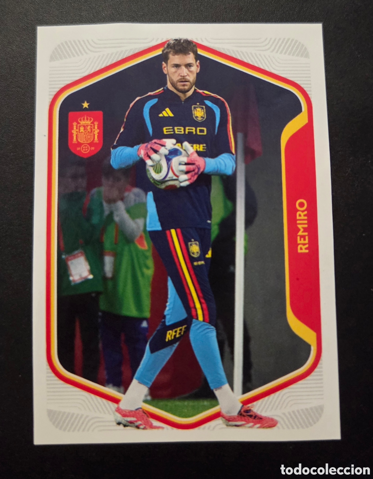 Cromos de f&uacute;tbol: CROMO N&deg; 12 REMIRO MUNDIAL 2026 ESPA&Ntilde;A CARREFOUR
