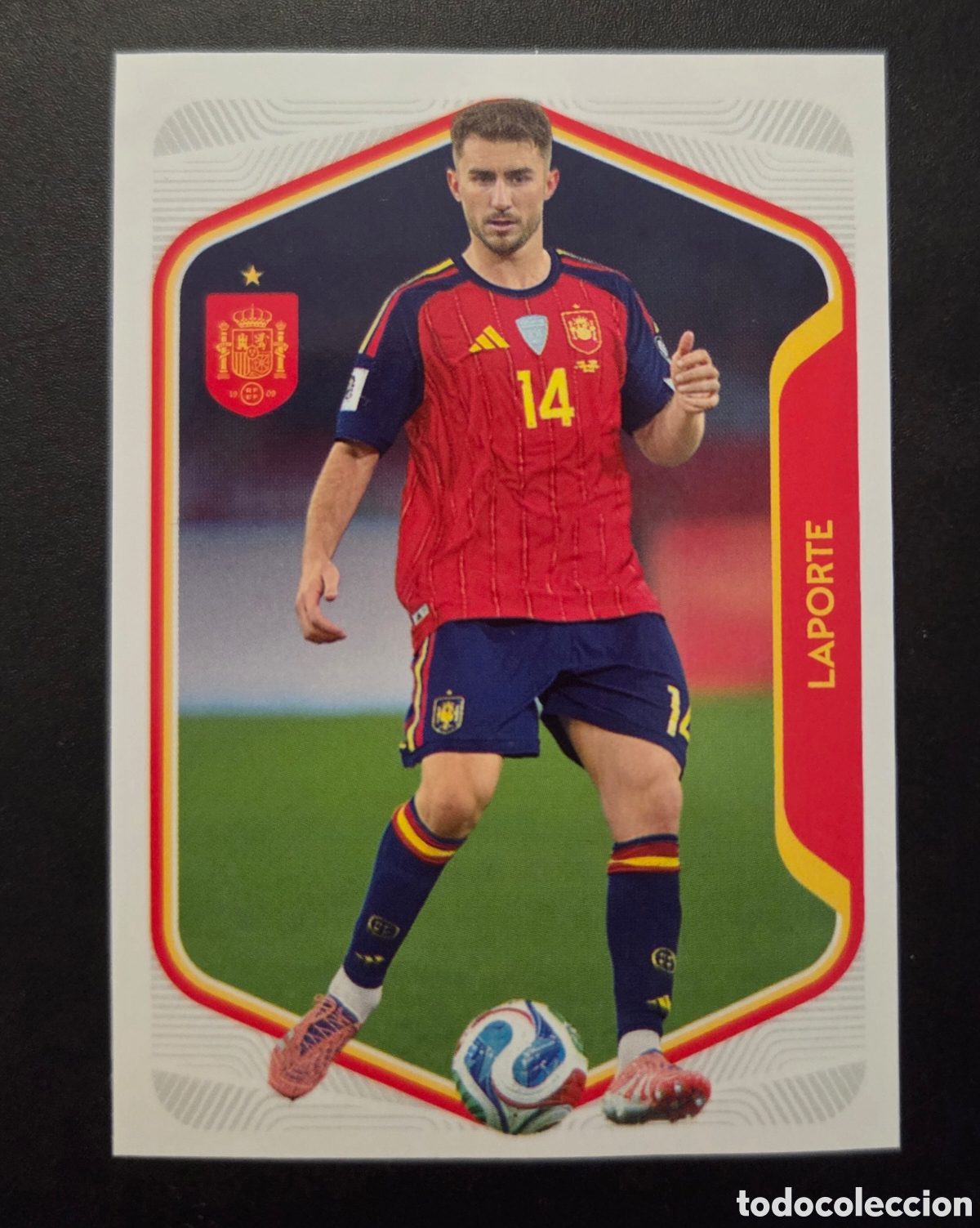 Cromos de f&uacute;tbol: CROMO N&deg; 20 LAPORTE MUNDIAL 2026 ESPA&Ntilde;A CARREFOUR