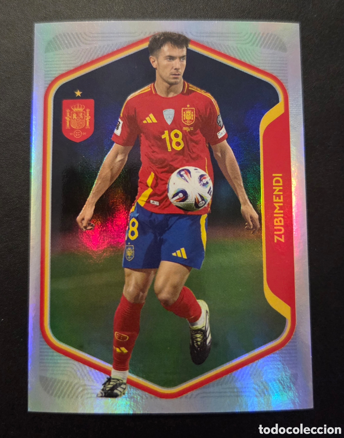 Cromos de f&uacute;tbol: CROMO N&deg; 34 ZUBIMENDI MUNDIAL 2026 ESPA&Ntilde;A CARREFOUR