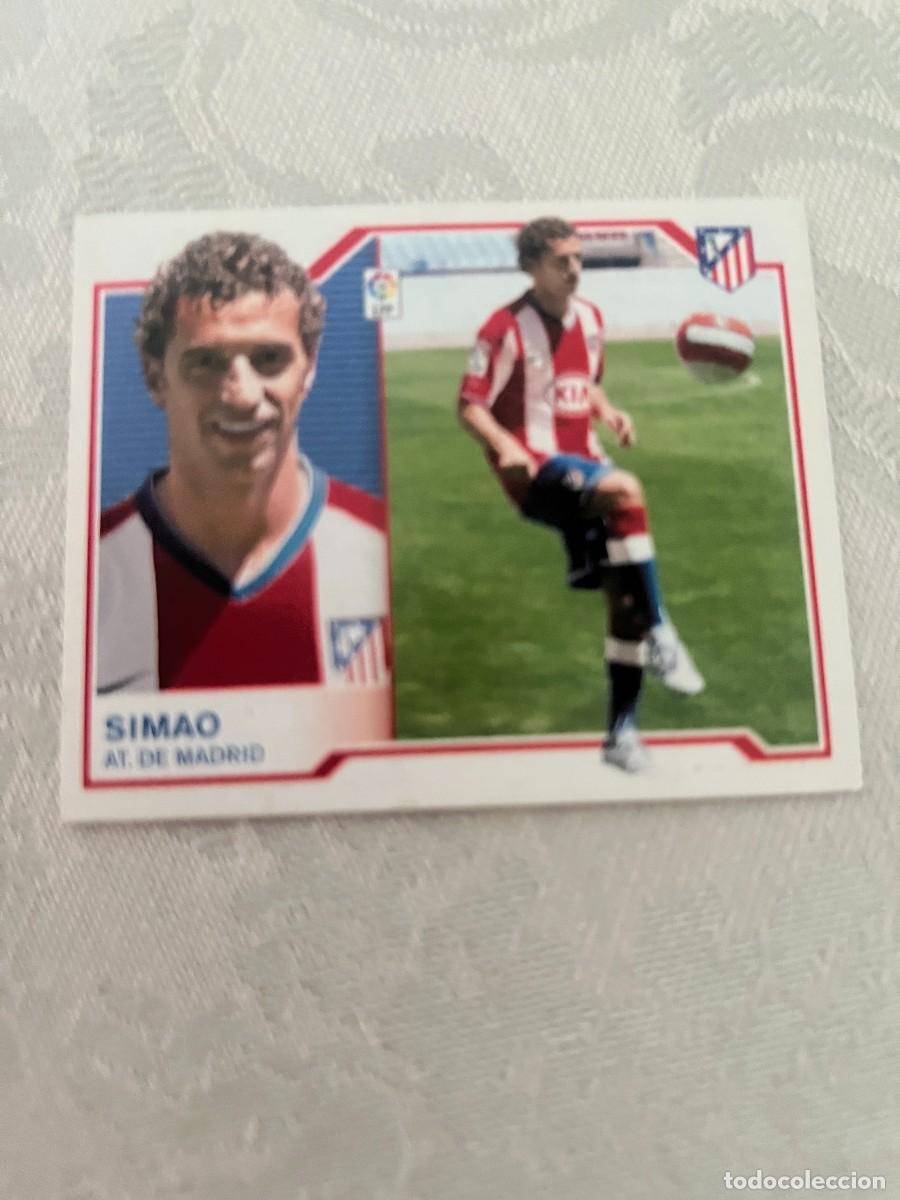 Cromos de f&uacute;tbol: SIMAO ATLETICO MADRID FICHAJE 24 SIN PEGAR ESTE 2007 2008