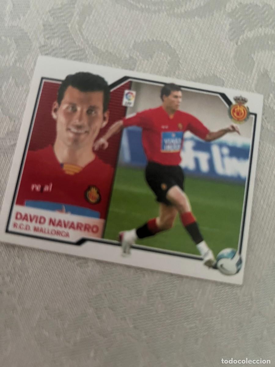 Cromos de f&uacute;tbol: DAVID NAVARRO MALLORCA FICHAJE 21 SIN PEGAR ESTE 2007 2008