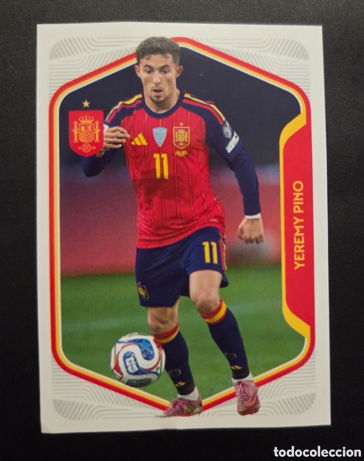 Cromos de f&uacute;tbol: CROMO N&deg; 58 YEREMY PINO MUNDIAL 2026 ESPA&Ntilde;A CARREFOUR