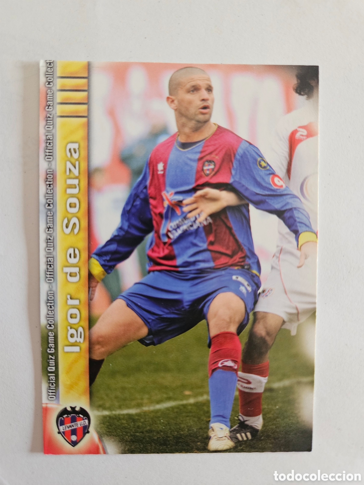 Cromos de f&uacute;tbol: 1256 IGOR DE SOUZA LEVANTE CROMOS ALBUM MUNDICROMO FICHAS LIGA FUTBOL QUIZ GAME 2009-2010 09-10