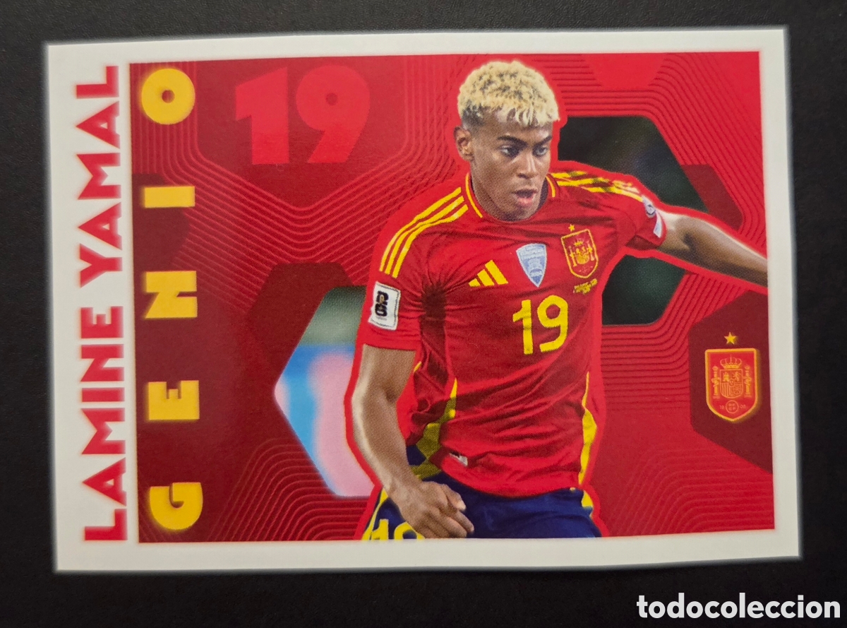 Cromos de f&uacute;tbol: CROMO N&deg; 71 LAMINE YAMAL GENIO MUNDIAL 2026 ESPA&Ntilde;A CARREFOUR