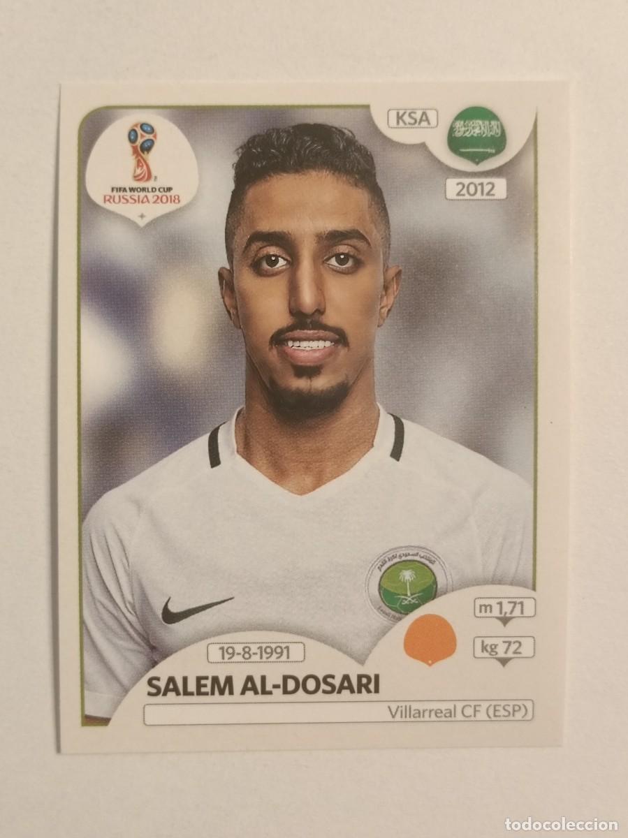 Cromos de f&uacute;tbol: #55 AL-DOSARI (ARABIA SAUDI) MUNDIAL RUSIA 2018 PANINI VERSION ROSA