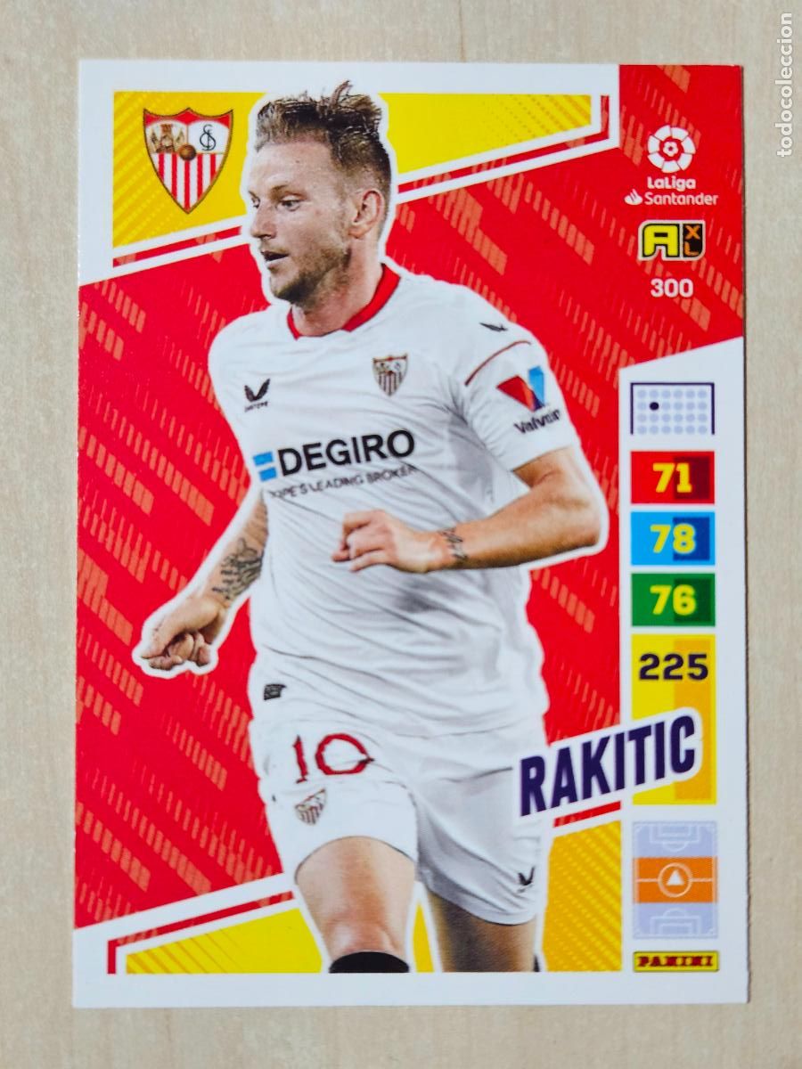 Cromos de f&uacute;tbol: FICHA N&ordm; 300 RAKITIC - ADRENALYN 22 23 - PANINI 2022 - 23 - CROMO - SEVILLA