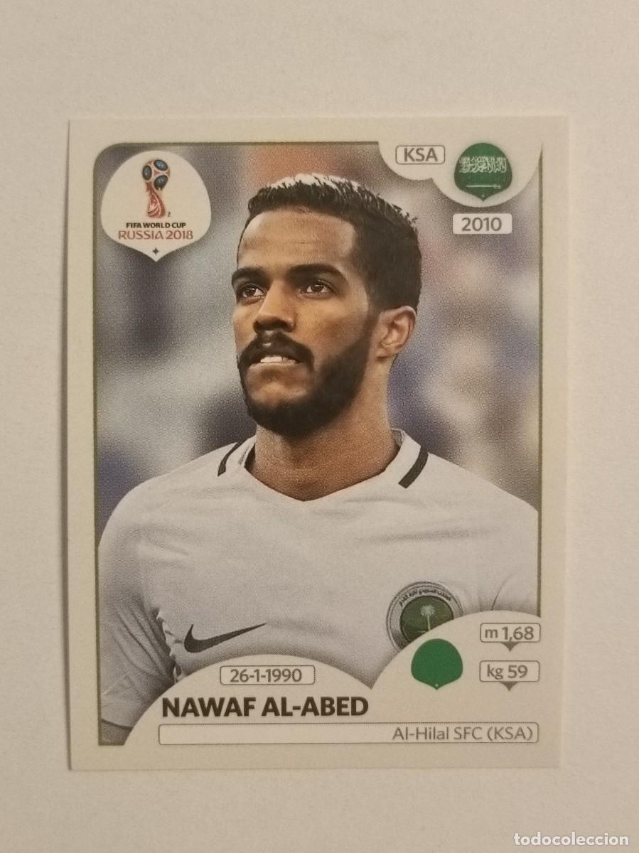 Cromos de f&uacute;tbol: #56 AL-ABED (ARABIA SAUDI) MUNDIAL RUSIA 2018 PANINI VERSION ROSA