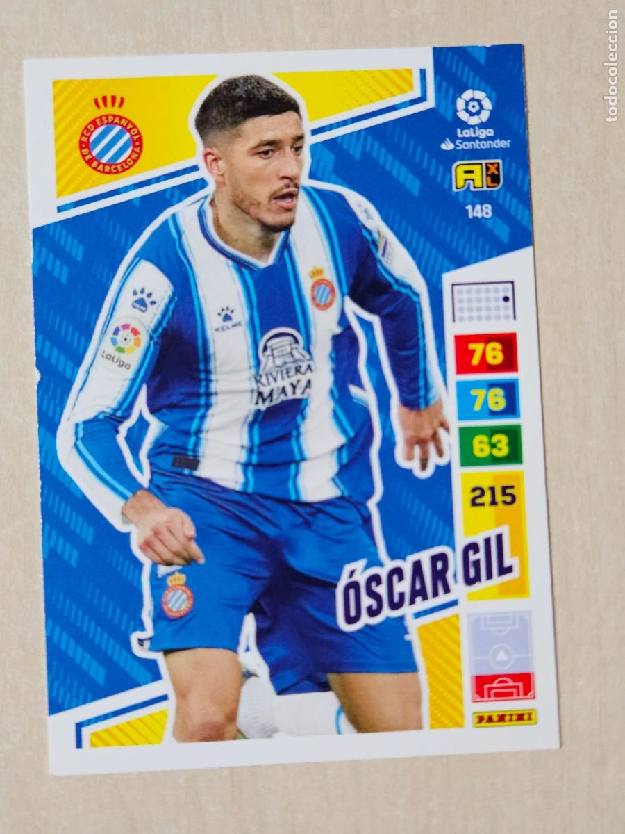 Cromos de f&uacute;tbol: FICHA N&ordm; 148 OSCAR GIL - ADRENALYN 22 23 - PANINI 2022 - 23 - CROMO - ESPANYOL
