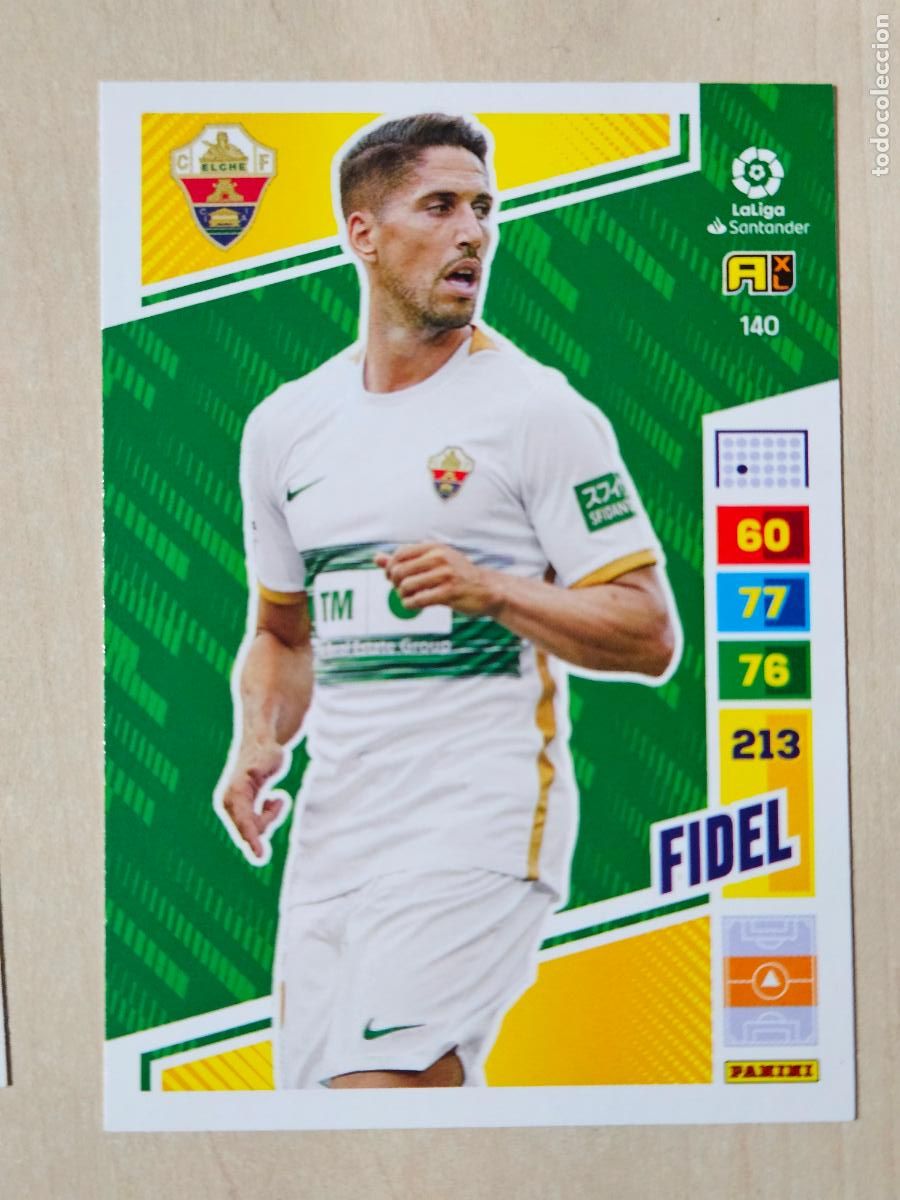 Cromos de f&uacute;tbol: FICHA N&ordm; 140 FIDEL - ADRENALYN 22 23 - PANINI 2022 - 23 - CROMO - ELCHE