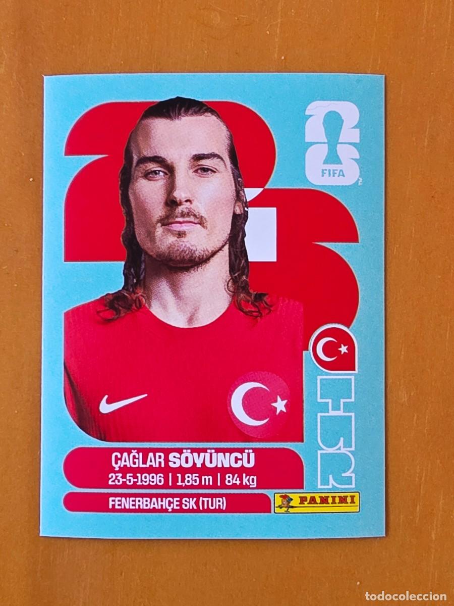 Cromos de f&uacute;tbol: TUR 6 &Ccedil;ağlar S&ouml;yunc&uuml;, Turqu&iacute;a, Panini FIFA World Cup Mundial 2026 Sticker