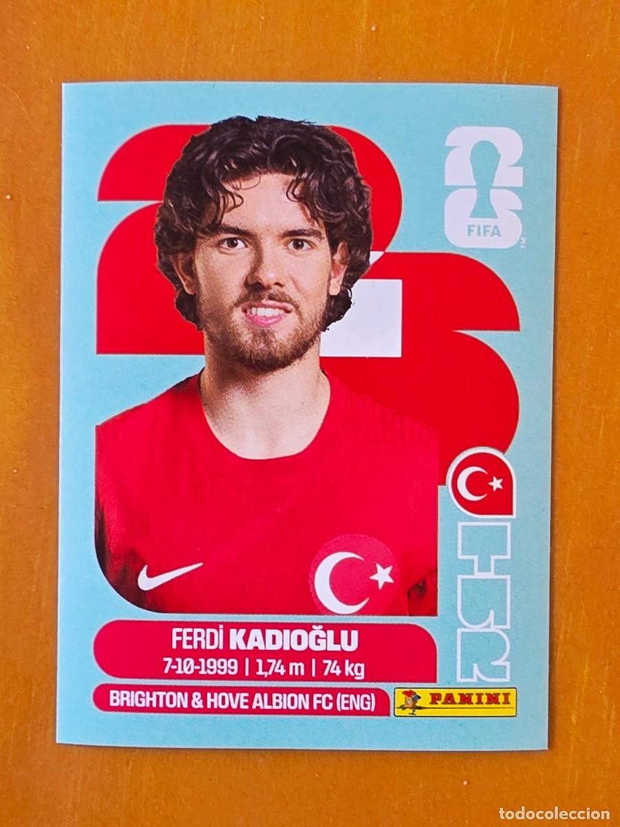 Cromos de f&uacute;tbol: TUR 8 Ferdi Kadioğlu, Turqu&iacute;a, Panini FIFA World Cup Mundial 2026 Sticker