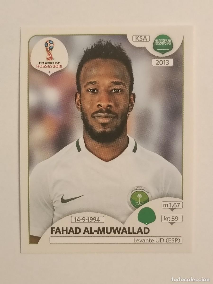 Cromos de f&uacute;tbol: #59 AL-MUWALLAD (ARABIA SAUDI) MUNDIAL RUSIA 2018 PANINI VERSION ROSA
