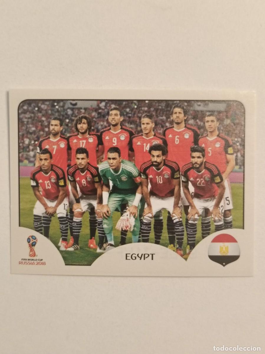 Cromos de f&uacute;tbol: #61 ALINEACION (EGIPTO) MUNDIAL RUSIA 2018 PANINI VERSION ROSA