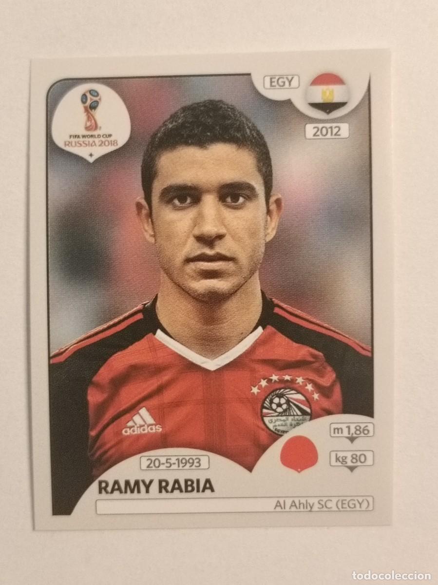 Cartes &agrave; collectionner de Football: #66 RABIA (EGIPTO) MUNDIAL RUSIA 2018 PANINI VERSION ROSA