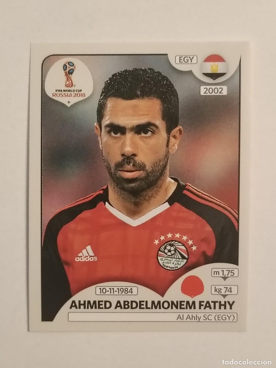 Cromos de f&uacute;tbol: #68 ABDELMONEM FATHY (EGIPTO) MUNDIAL RUSIA 2018 PANINI VERSION ROSA