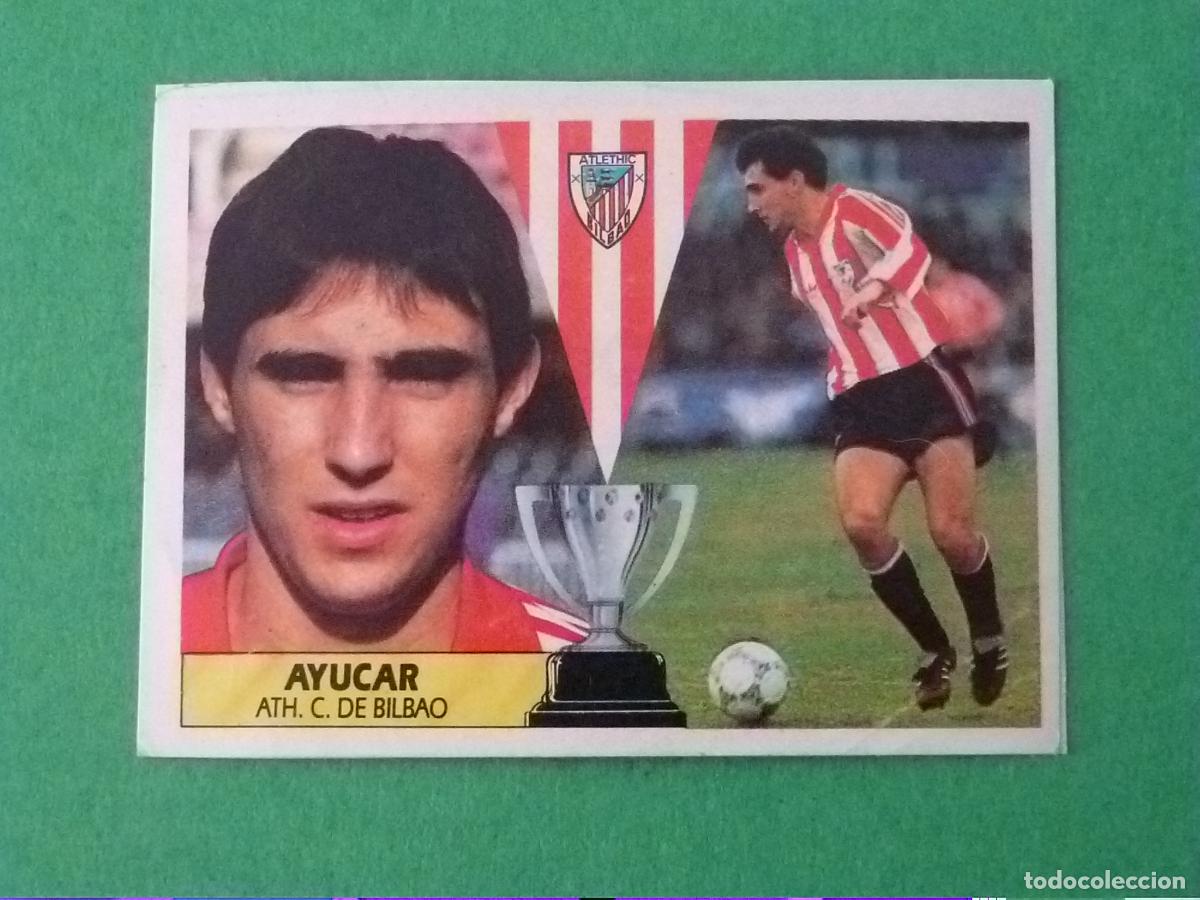 Cromos de f&uacute;tbol: CROMO FUTBOL AYUCAR ATH. BILBAO RECORTADO LIGA ESTE 1987-1988/87-88
