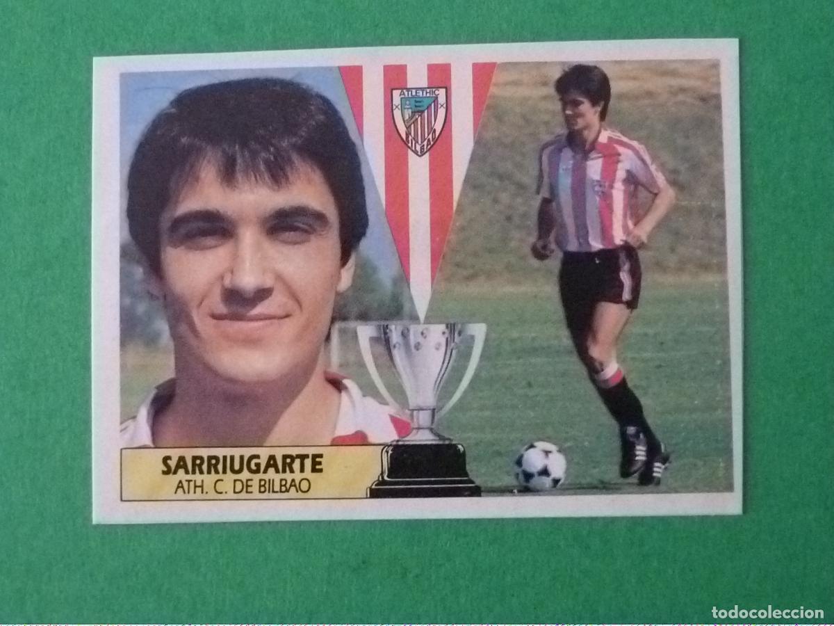 Fu&szlig;ball-Sticker: CROMO FUTBOL SARRIUGARTE ATH. BILBAO RECORTADO LIGA ESTE 1987-1988/87-88