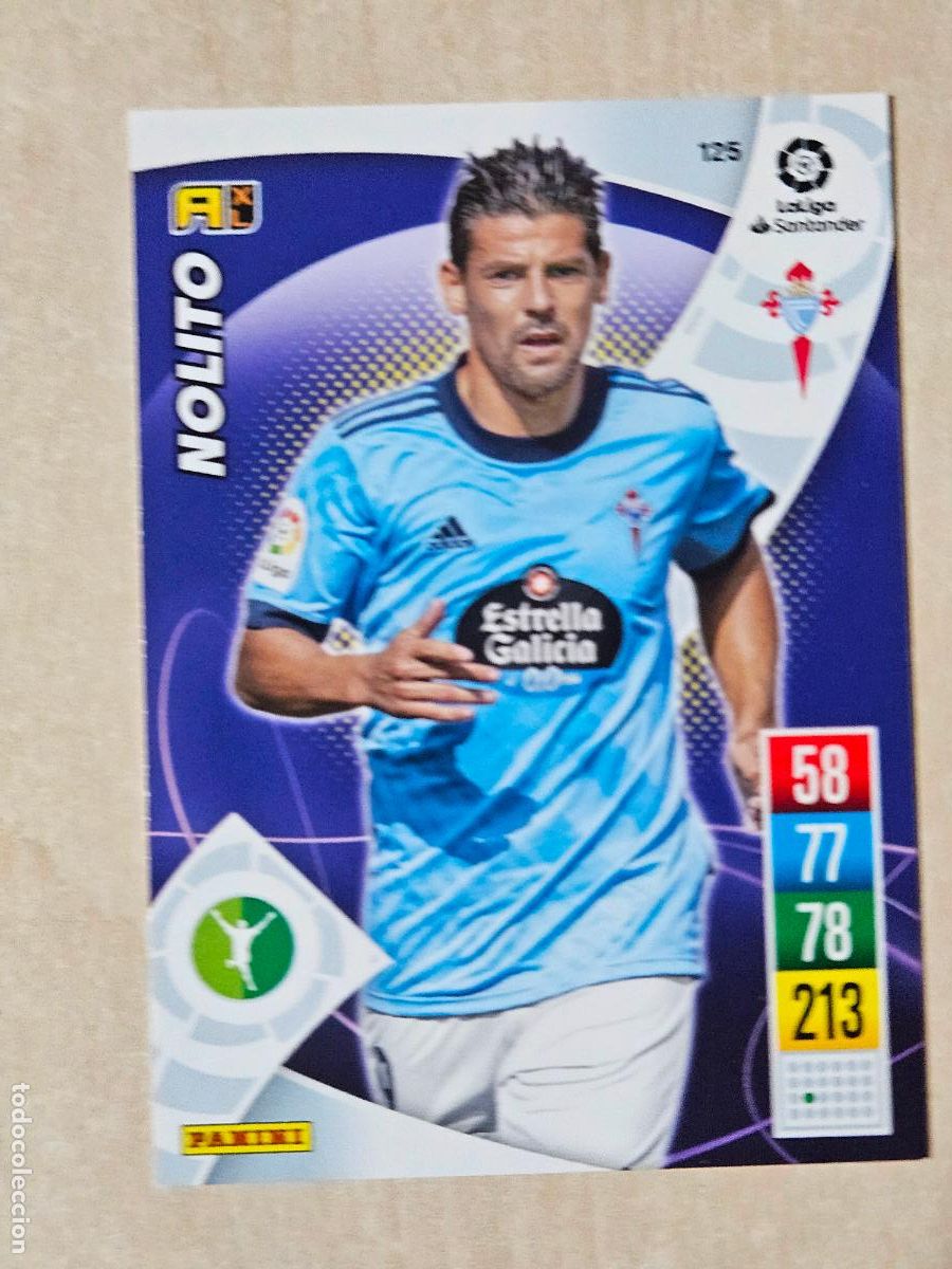 Fu&szlig;ball-Sticker: FICHA N&ordm; 125 NOLITO - ADRENALYN 21 22 - PANINI 2021 - 22 - CROMO - REAL CELTA