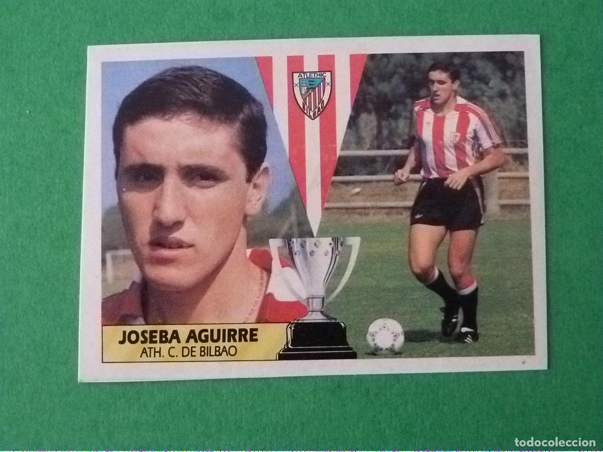 Fu&szlig;ball-Sticker: CROMO FUTBOL JOSEBA AGUIRRE ATH. BILBAO RECORTADO LIGA ESTE 1987-1988/87-88