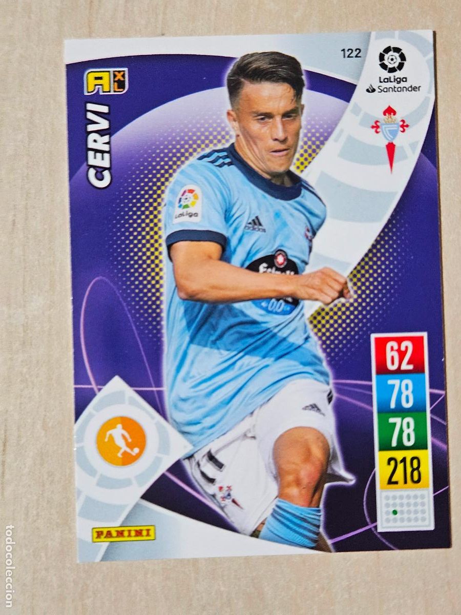 Fu&szlig;ball-Sticker: FICHA N&ordm; 122 CERVI - ADRENALYN 21 22 - PANINI 2021 - 22 - CROMO - REAL CELTA