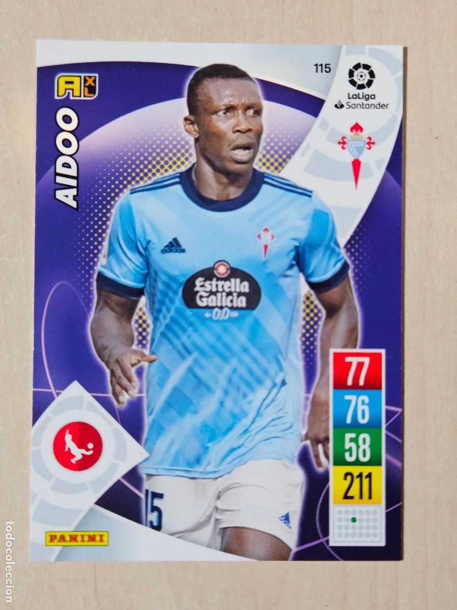 Fu&szlig;ball-Sticker: FICHA N&ordm; 115 AIDOO - ADRENALYN 21 22 - PANINI 2021 - 22 - CROMO - REAL CELTA