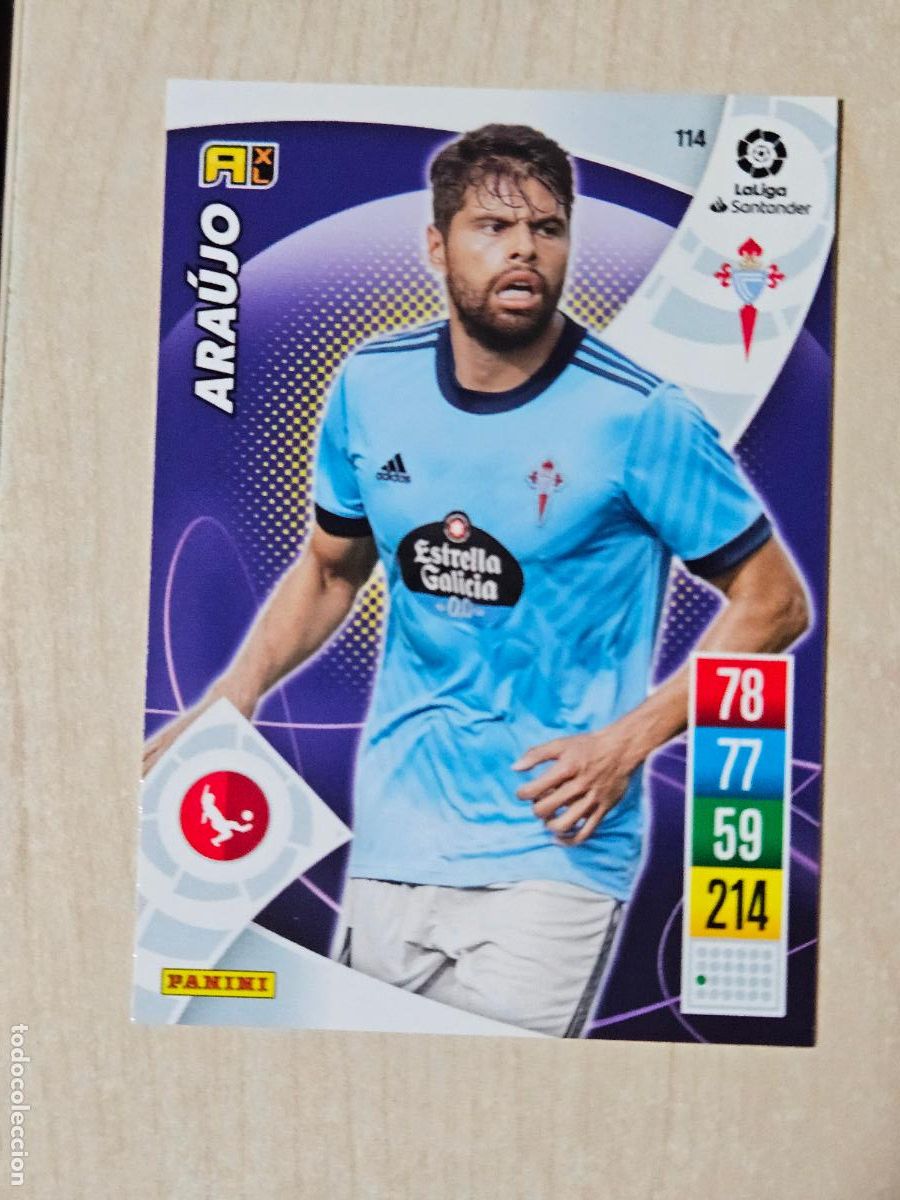 Fu&szlig;ball-Sticker: FICHA N&ordm; 114 ARAUJO - ADRENALYN 21 22 - PANINI 2021 - 22 - CROMO - REAL CELTA