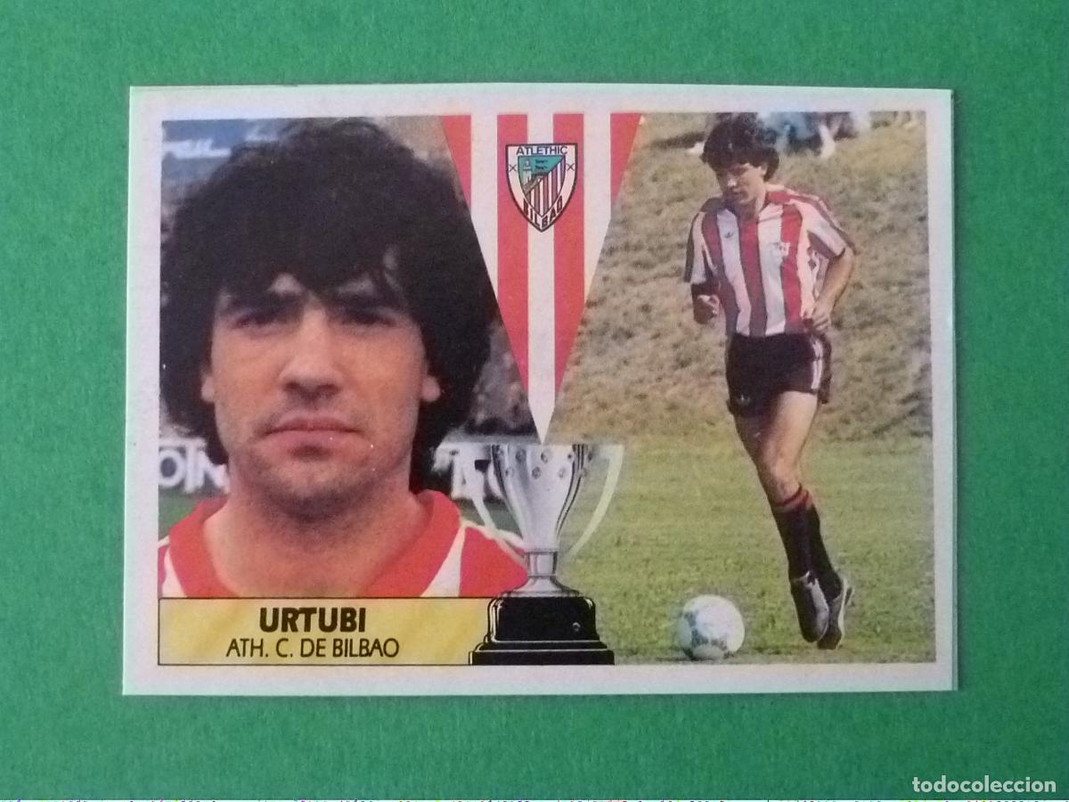 Fu&szlig;ball-Sticker: CROMO FUTBOL URTUBI ATH. BILBAO RECORTADO LIGA ESTE 1987-1988/87-88