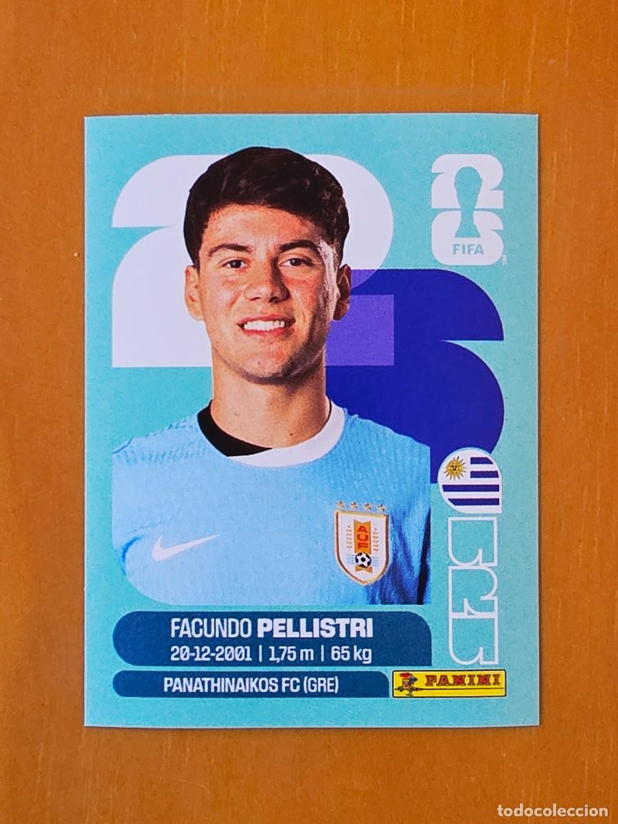 Fu&szlig;ball-Sticker: URU 20 Facundo Pellistri, Uruguay, Panini FIFA World Cup Mundial 2026 Sticker