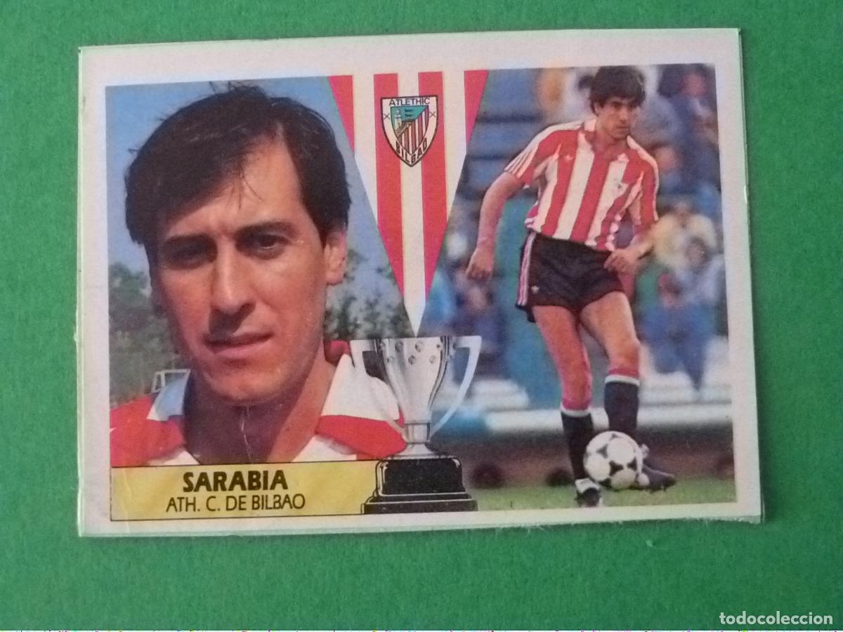 Fu&szlig;ball-Sticker: CROMO FUTBOL SARABIA ATH. BILBAO RECORTADO LIGA ESTE 1987-1988/87-88