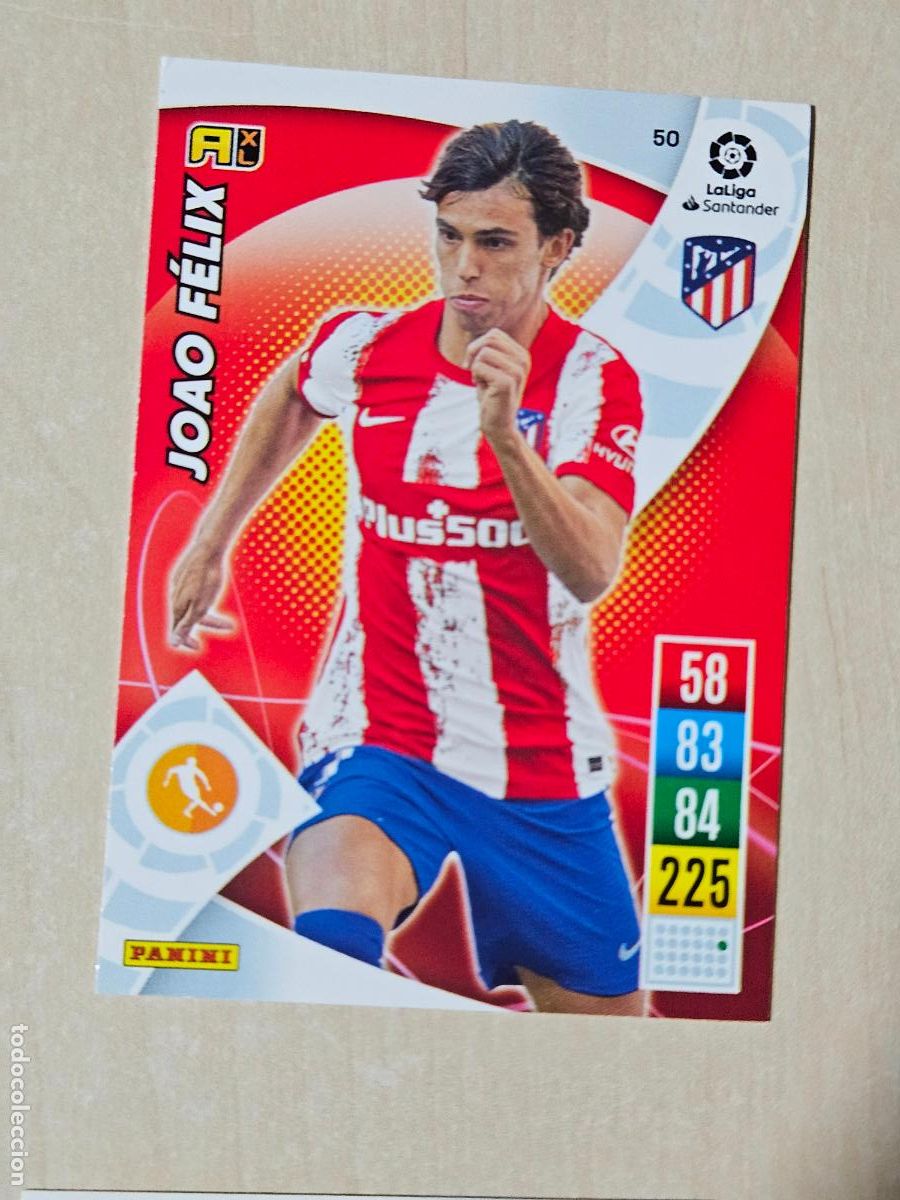 Cromos de f&uacute;tbol: FICHA N&ordm; 50 JOAO FELIX - ADRENALYN 21 22 - PANINI 2021 - 22 - CROMO - ATLETICO DE MADRID