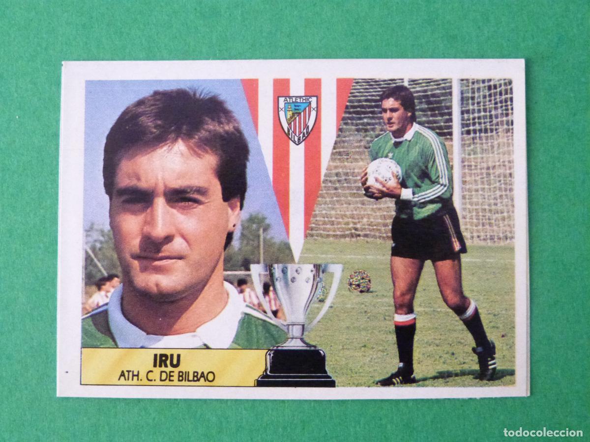 Cromos de f&uacute;tbol: CROMO FUTBOL IRU ATH. BILBAO RECORTADO LIGA ESTE 1987-1988/87-88