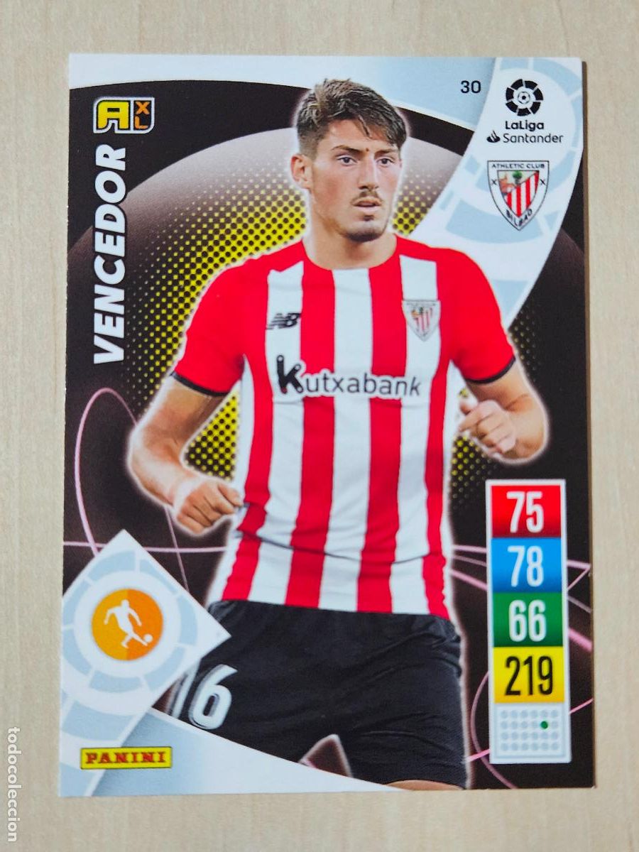 Cromos de f&uacute;tbol: FICHA N&ordm; 30 VENCEDOR - ADRENALYN 21 22 - PANINI 2021 - 22 - CROMO - ATHLETIC DE BILBAO