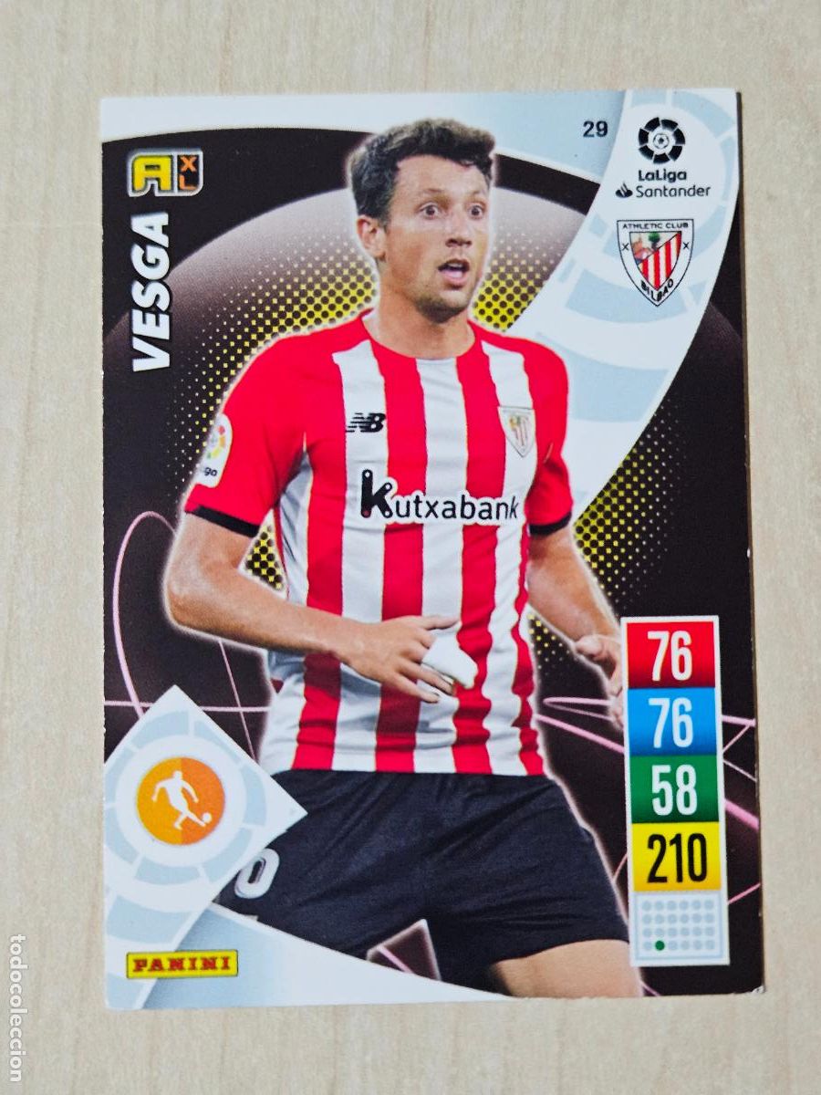 Cartes &agrave; collectionner de Football: FICHA N&ordm; 29 VESGA - ADRENALYN 21 22 - PANINI 2021 - 22 - CROMO - ATHLETIC DE BILBAO