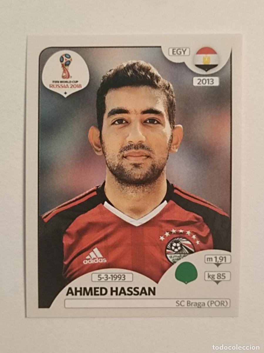 Cartes &agrave; collectionner de Football: #77 HASSAN (EGIPTO) MUNDIAL RUSIA 2018 PANINI VERSION ROSA