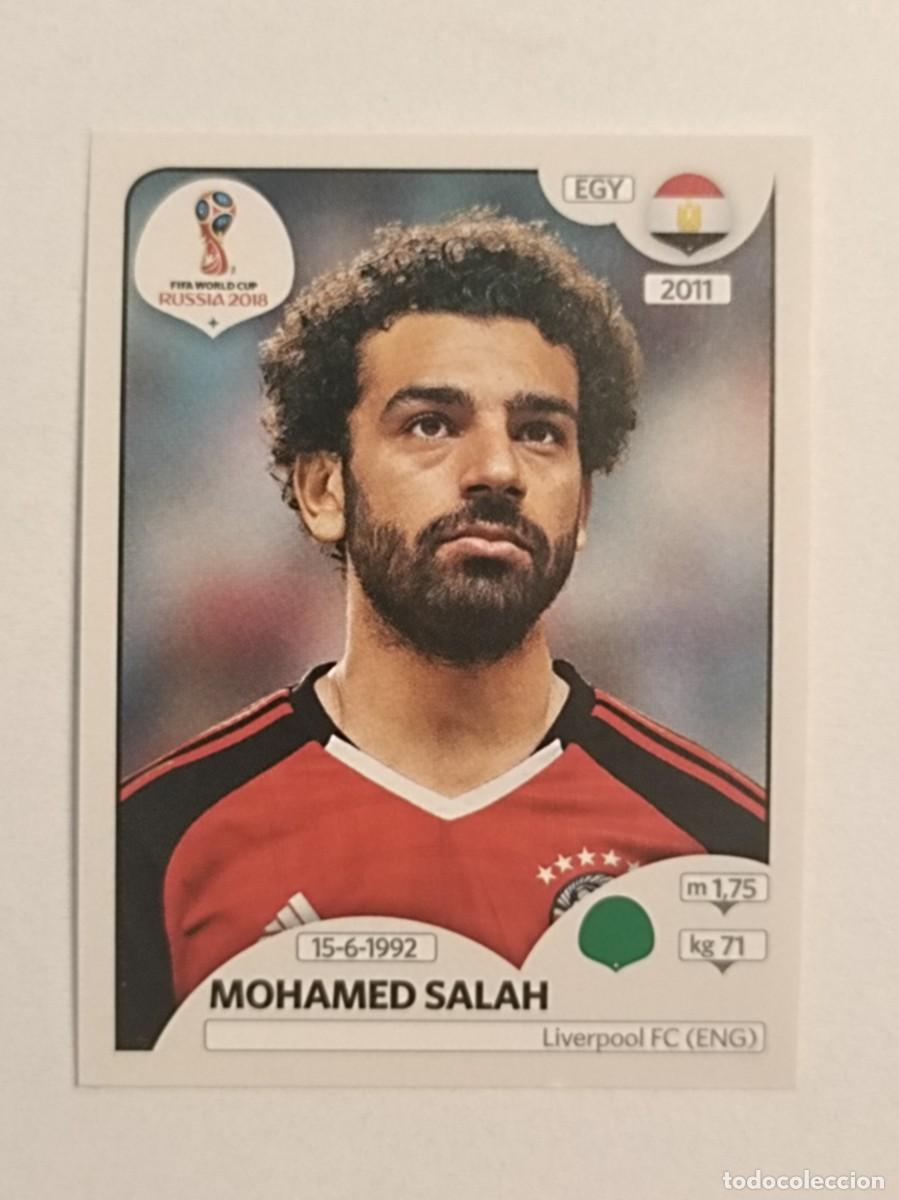 Cromos de f&uacute;tbol: #78 SALAH (EGIPTO) MUNDIAL RUSIA 2018 PANINI VERSION ROSA