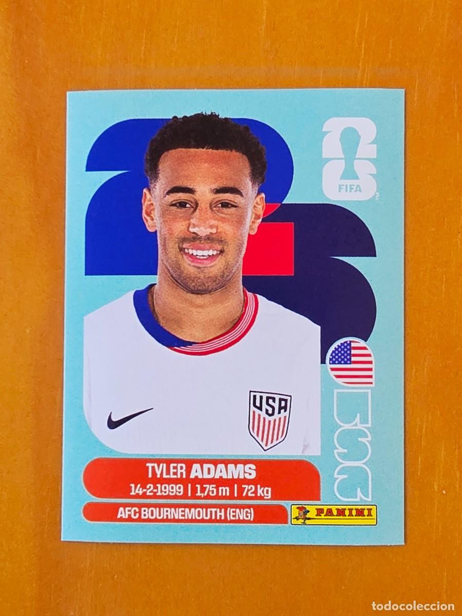 Cromos de f&uacute;tbol: USA 8 Tyler Adams, Estados Unidos, Panini FIFA World Cup Mundial 2026 Sticker