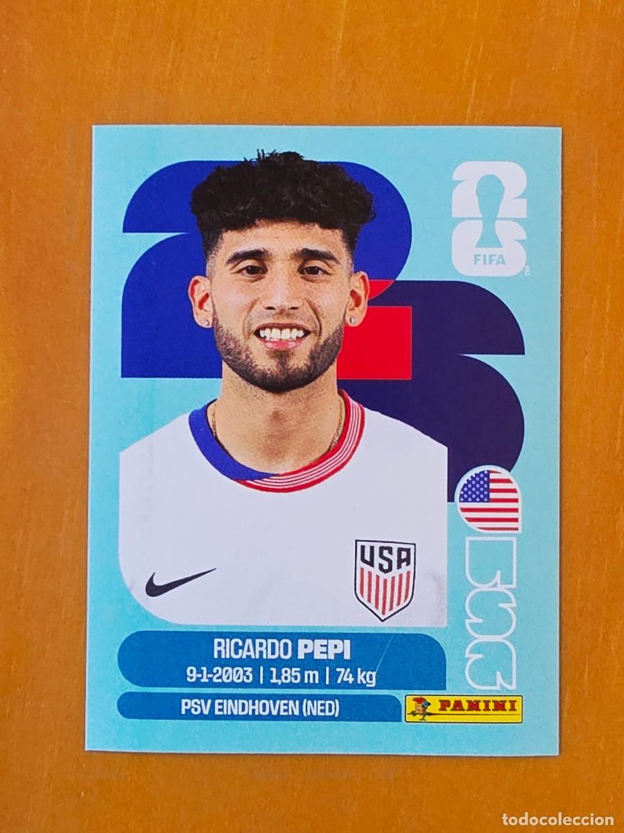Figurine di Calcio: USA 18 Ricardo Pepi, Estados Unidos, Panini FIFA World Cup Mundial 2026 Sticker