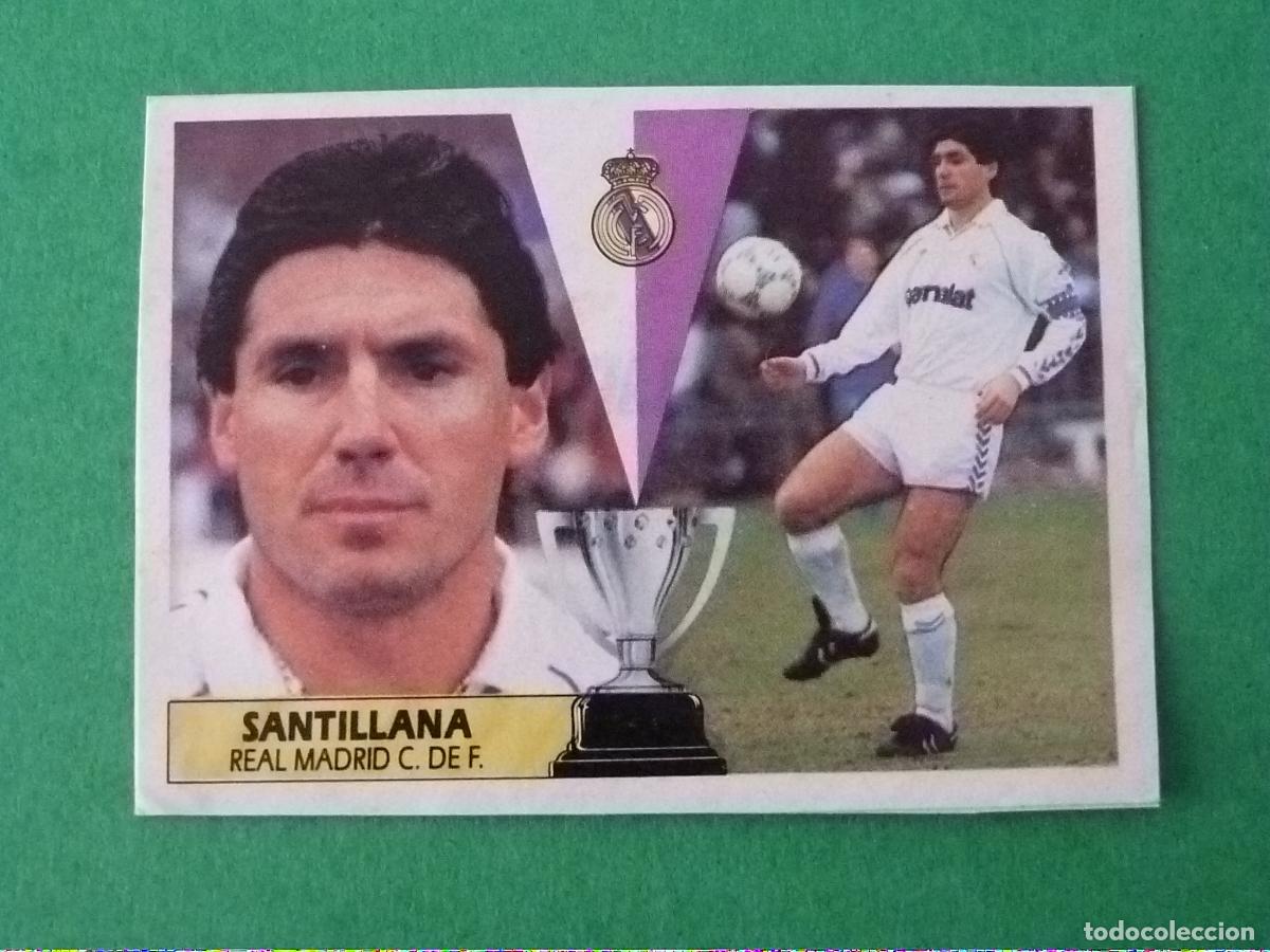 Figurine di Calcio: CROMO FUTBOL SANTILLANA REAL MADRID C.F. RECORTADO LIGA ESTE 1987-1988/87-88