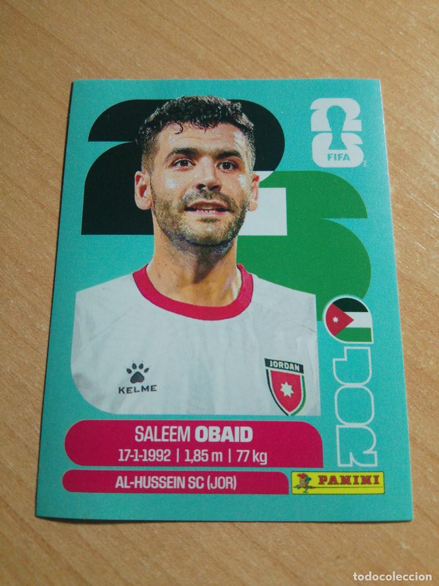 Cromos de f&uacute;tbol: OBAID JORDANIA JOR 7 MUNDIAL FIFA WORLD CUP 2026 26 PANINI STICKERS NUEVO