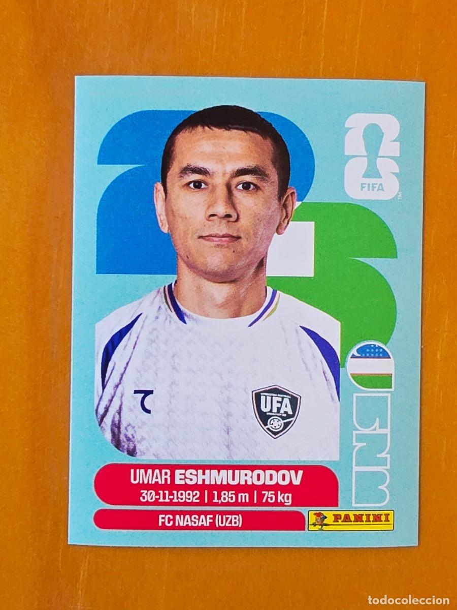 Figurine di Calcio: UZB 5 Umar Eshmurodov, Uzbekist&aacute;n, Panini FIFA World Cup Mundial 2026 Sticker
