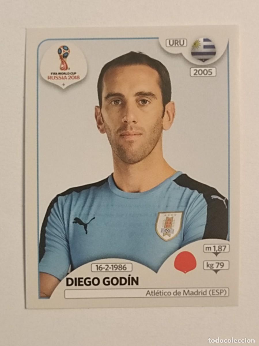 Cromos de f&uacute;tbol: #84 GODIN (URUGUAY) MUNDIAL RUSIA 2018 PANINI VERSION ROSA