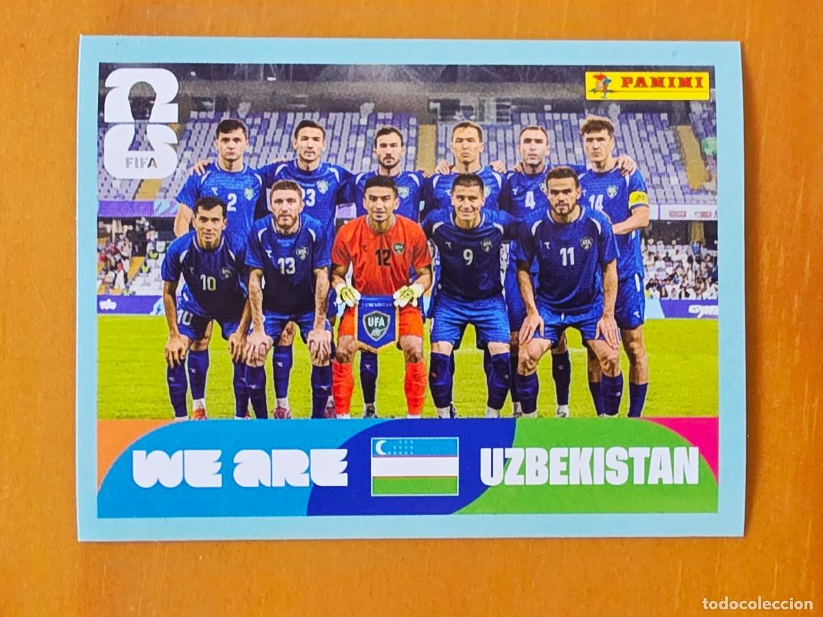 Cromos de f&uacute;tbol: UZB 13 Alineaci&oacute;n equipo plantilla Uzbekist&aacute;n, Panini FIFA World Cup Mundial 2026 Sticker