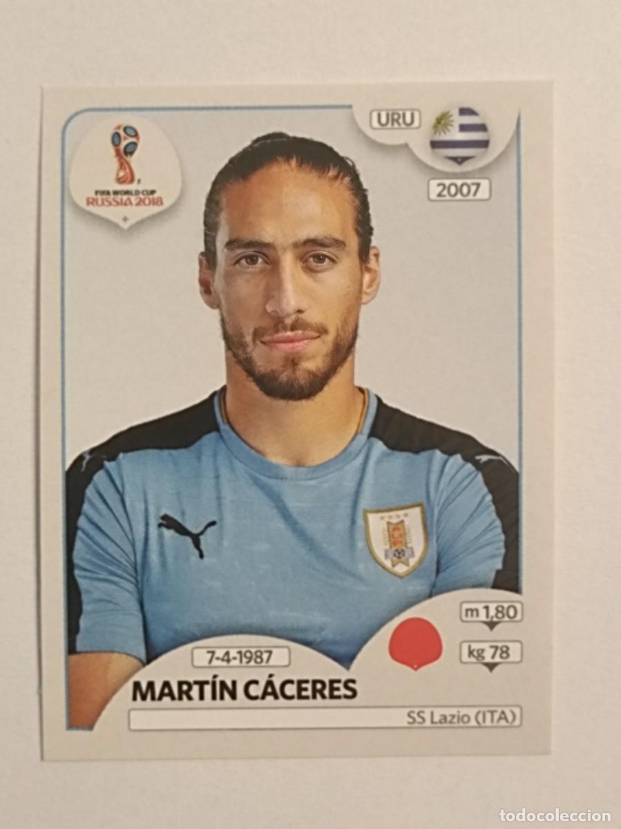 Cromos de f&uacute;tbol: #85 CACERES (URUGUAY) MUNDIAL RUSIA 2018 PANINI VERSION ROSA