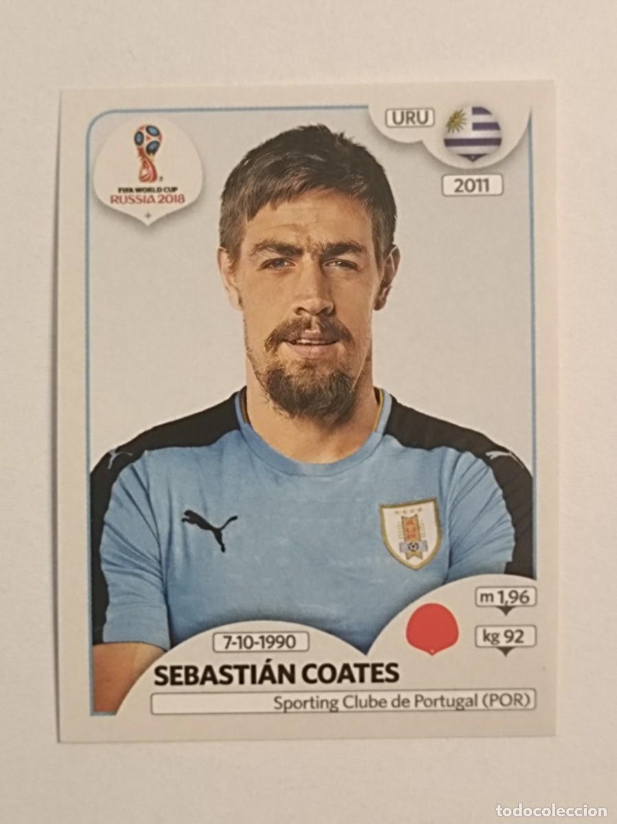 Cromos de f&uacute;tbol: #87 COATES (URUGUAY) MUNDIAL RUSIA 2018 PANINI VERSION ROSA