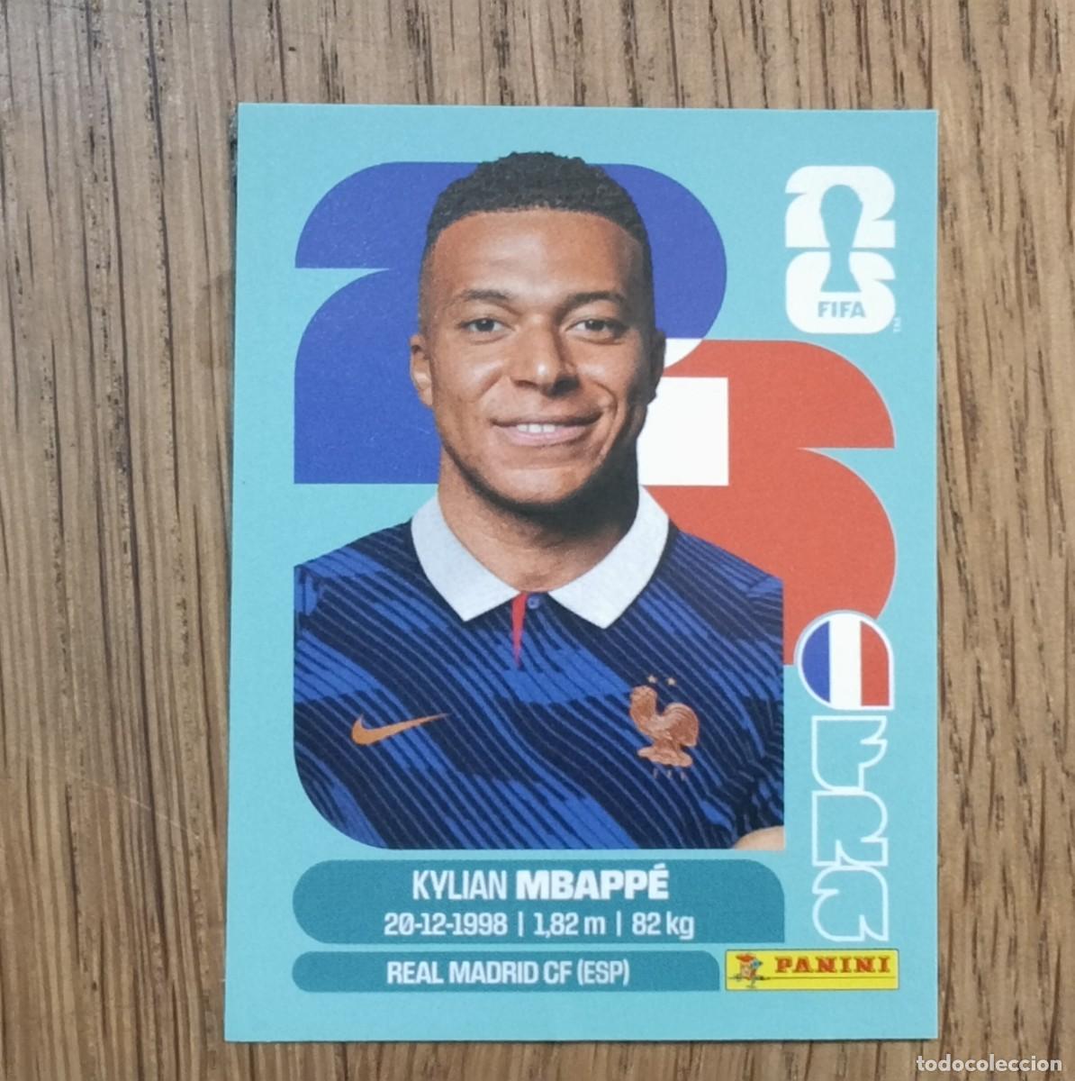 Cromos de f&uacute;tbol: Mbapp&eacute;. Francia. Mundial USA. World Cup. 2026. Panini.