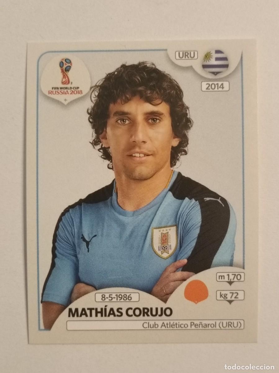Cromos de f&uacute;tbol: #89 CORUJO (URUGUAY) MUNDIAL RUSIA 2018 PANINI VERSION ROSA