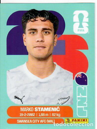 Cromos de f&uacute;tbol: CROMO PANINI MUNDIAL WORLD CUP 2026 - NZL 15 - STAMENIC - NUEVA ZELANDA