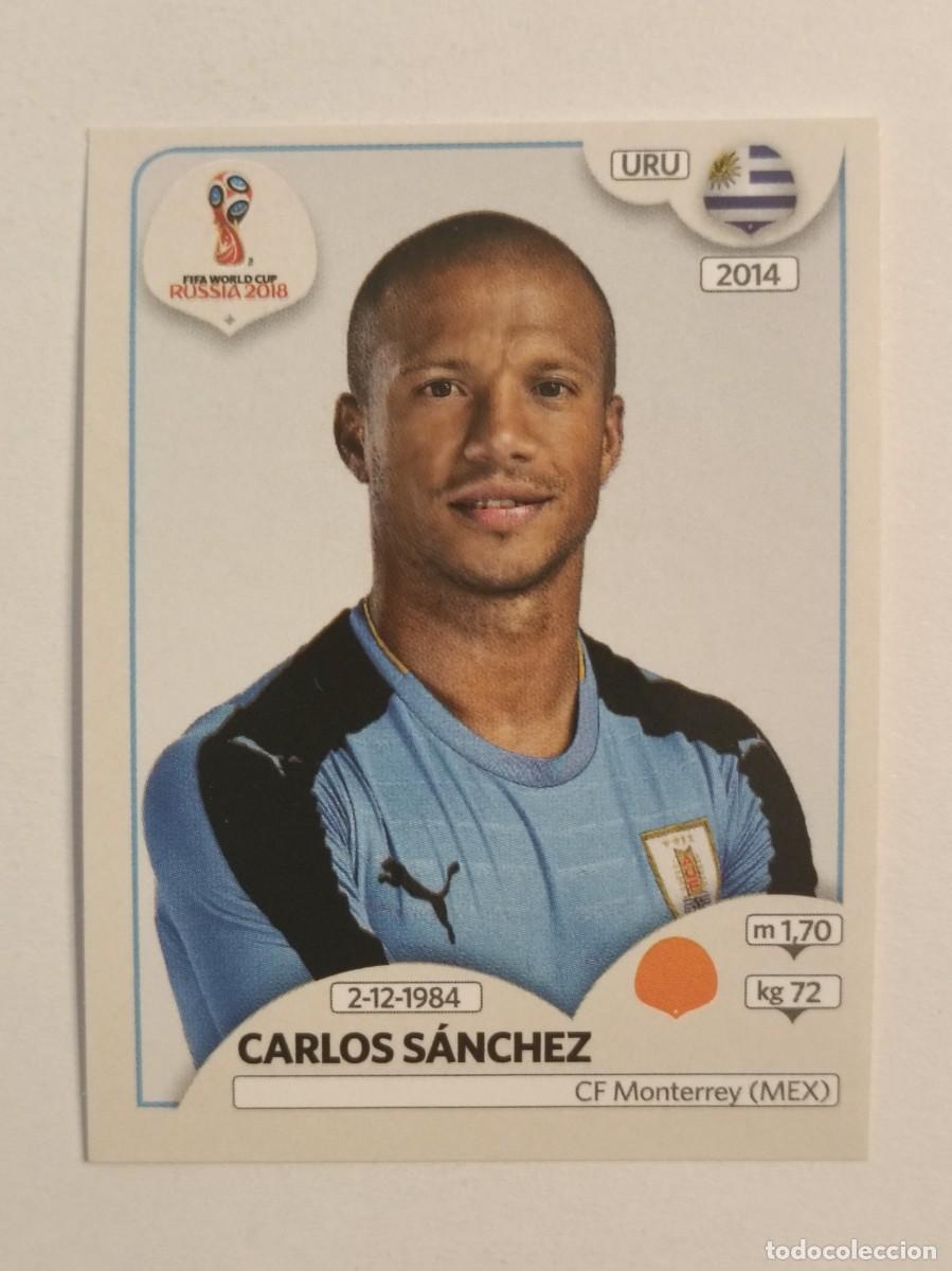 Cromos de f&uacute;tbol: #93 SANCHEZ (URUGUAY) MUNDIAL RUSIA 2018 PANINI VERSION ROSA